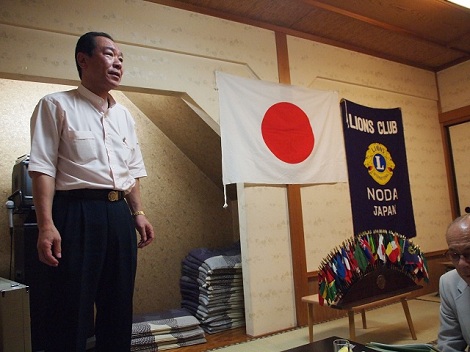 会長挨拶　Ｌ長谷川健登